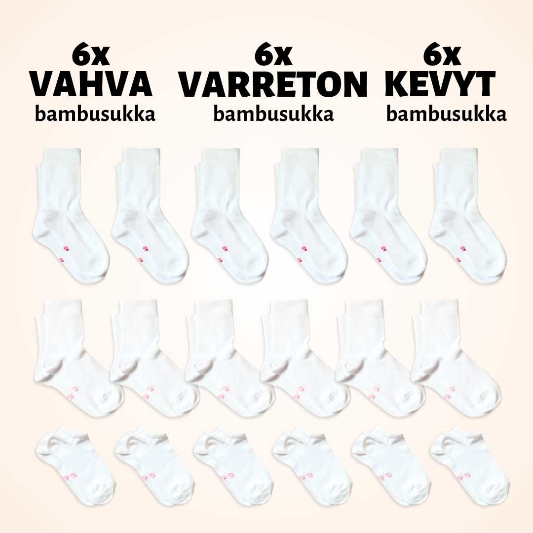 KEVÄT TULI -setti, valkoinen (ALE -38%) toimitetaan, kun kevät on saapunut