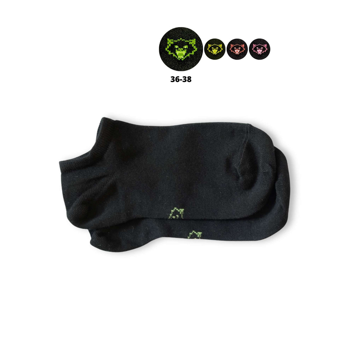 Varrettomat värikoodatut bambusukat