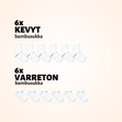 Kesäsetti, valkoinen