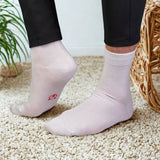 Light white bamboo socks with colour-coding
